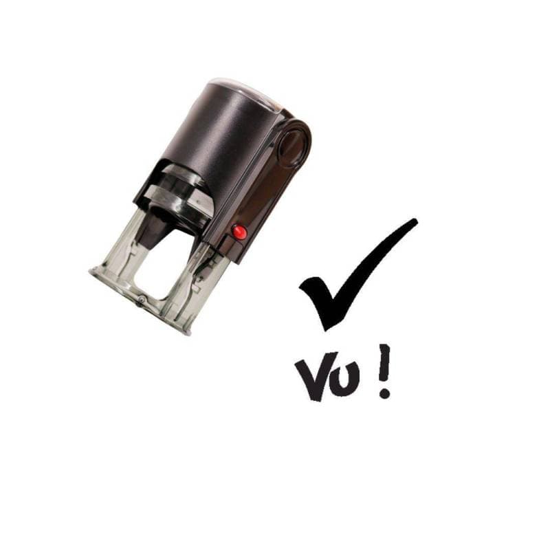 Tampon encreur enseignant Vu — vue 1