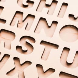 Pochoir en lettre (26 lettres) — vue 3