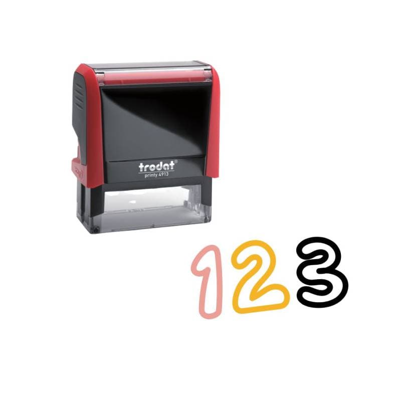 Tampon couleur en 3 couleurs 4913 — vue 1