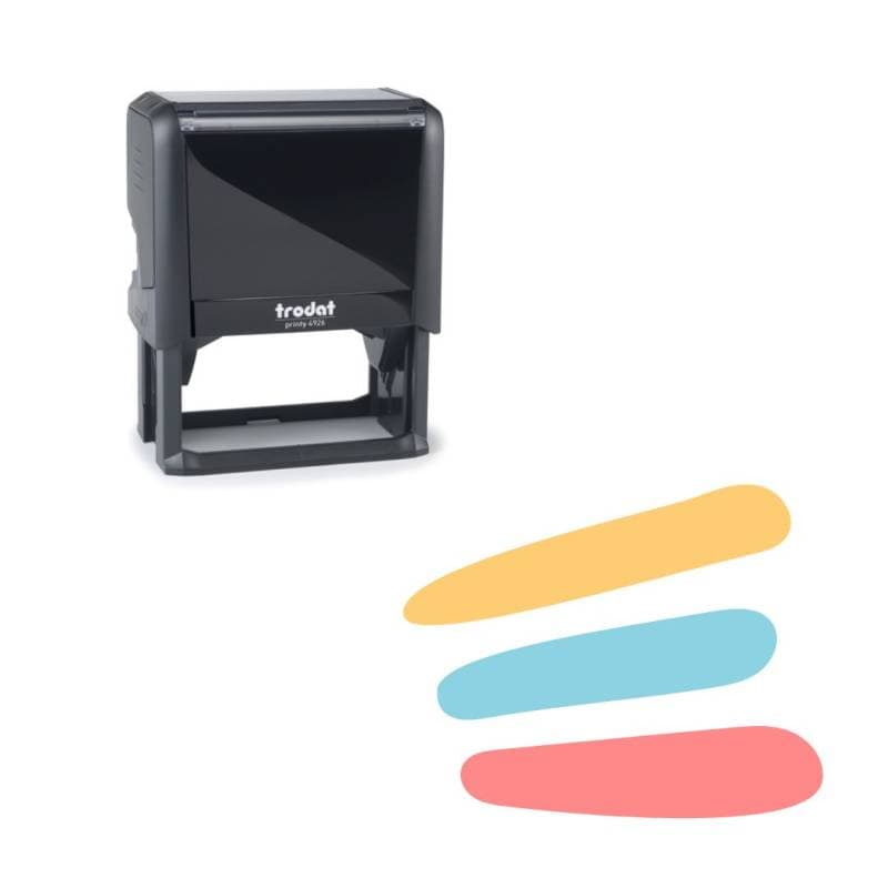 Tampon couleur en 3 couleurs 4928 — vue 1