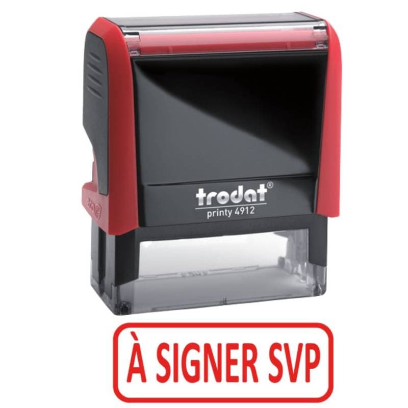 Tampon A signer svp encadré — vue 1