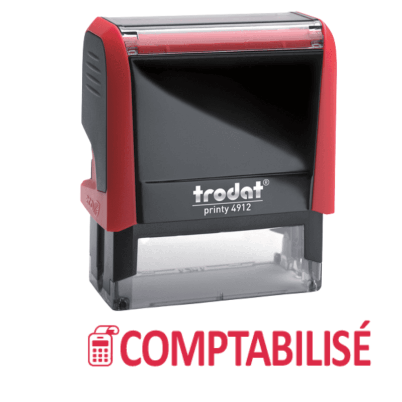 Tampon Comptabilisé avec calculatrice — vue 1