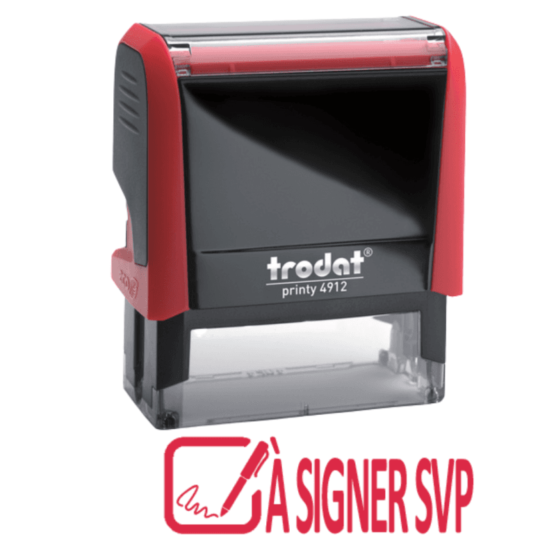 Tampon A signer svp — vue 1