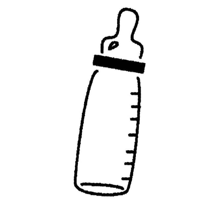 Tampon naissance Biberon
