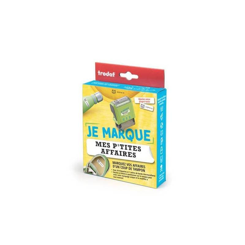 Je marque mes p'tites affaires typo — vue 1