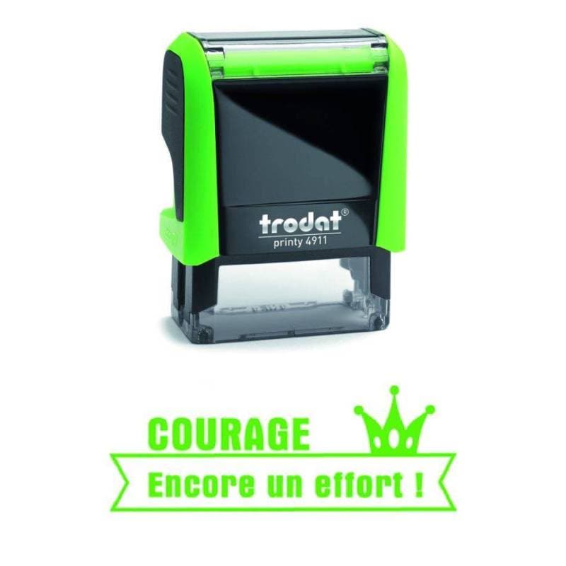 Tampon enseignant encreur Courage encore un effort Trodat — vue 1