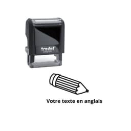 Tampon encreur enseignant à personnaliser en anglais Trodat — vue 1