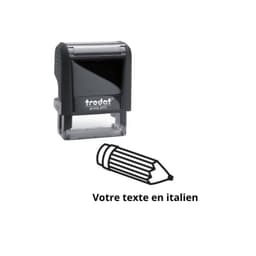 Tampon encreur enseignant à personnaliser en italien Trodat — vue 1