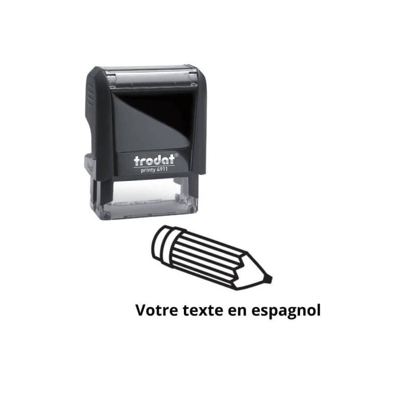 Tampon encreur enseignant à personnaliser en espagnol Trodat — vue 1