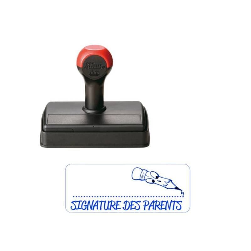 Tampon signature des parents stylo Shiny — vue 1