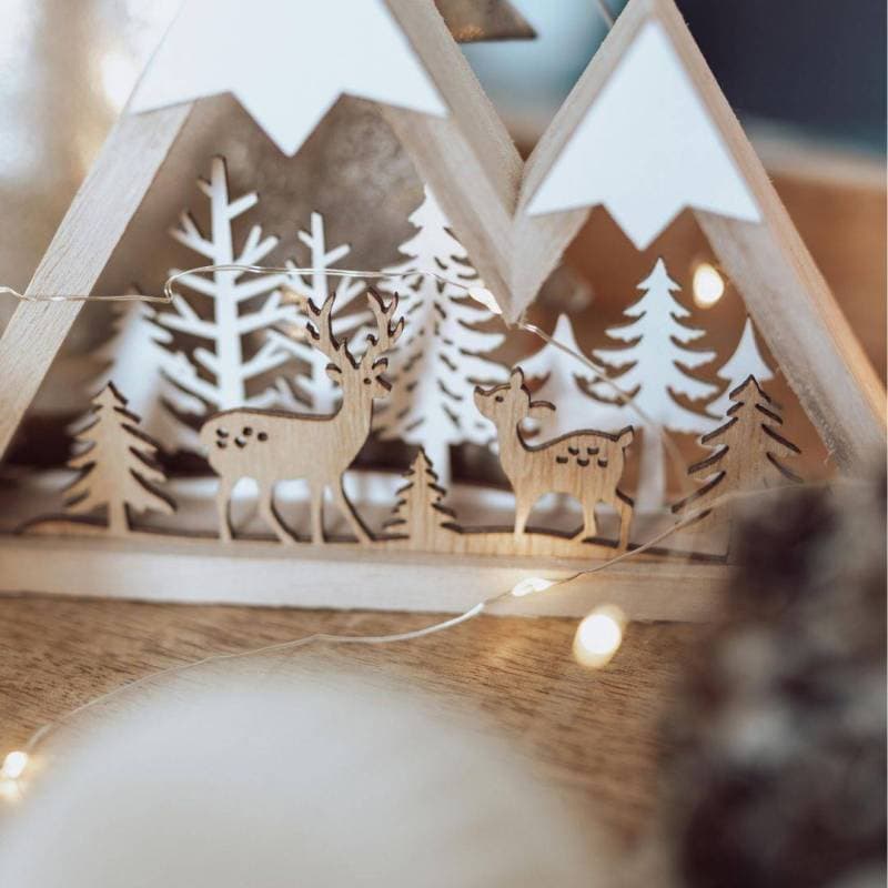 Décoration bûche de Noël — vue 1