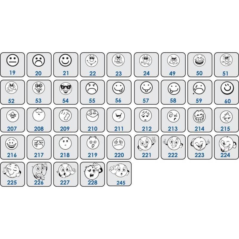 Tampon smiley encreur à personnaliser Trodat — vue 1