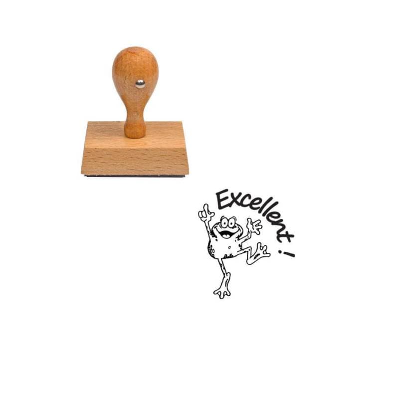 Tampon enseignant excellent grenouille n°76 — vue 1