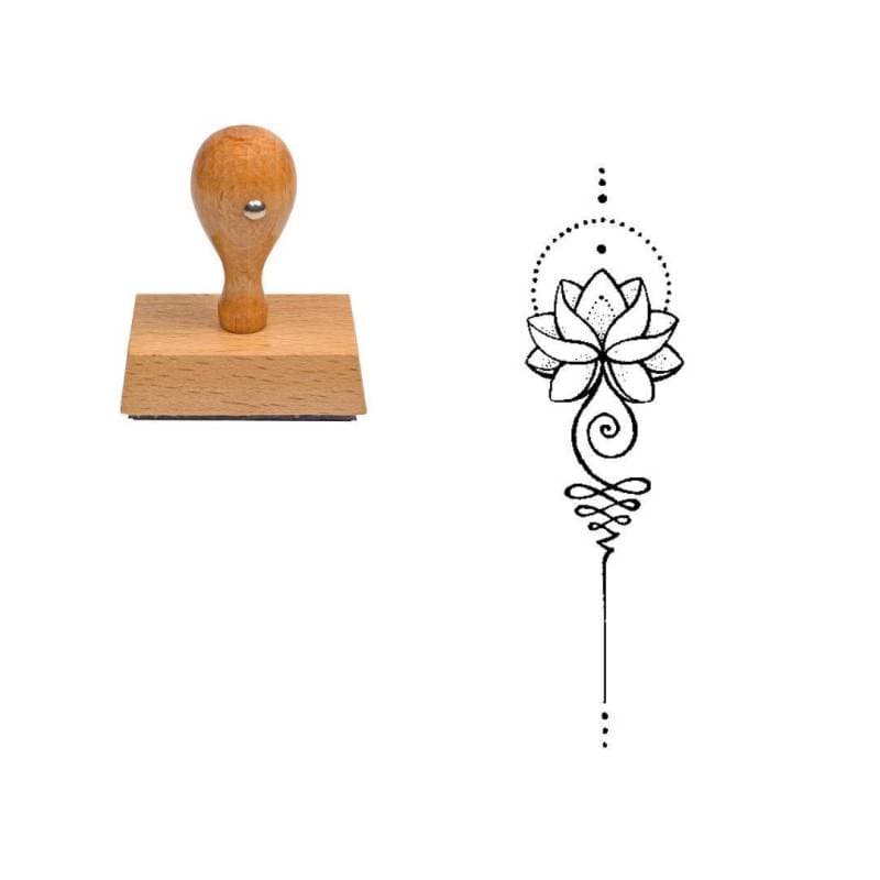 Tampon peau longue fleur — vue 1