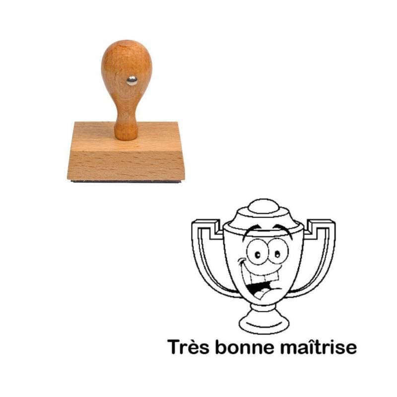 Tampon enseignant très bonne maîtrise trophée n°233 — vue 1