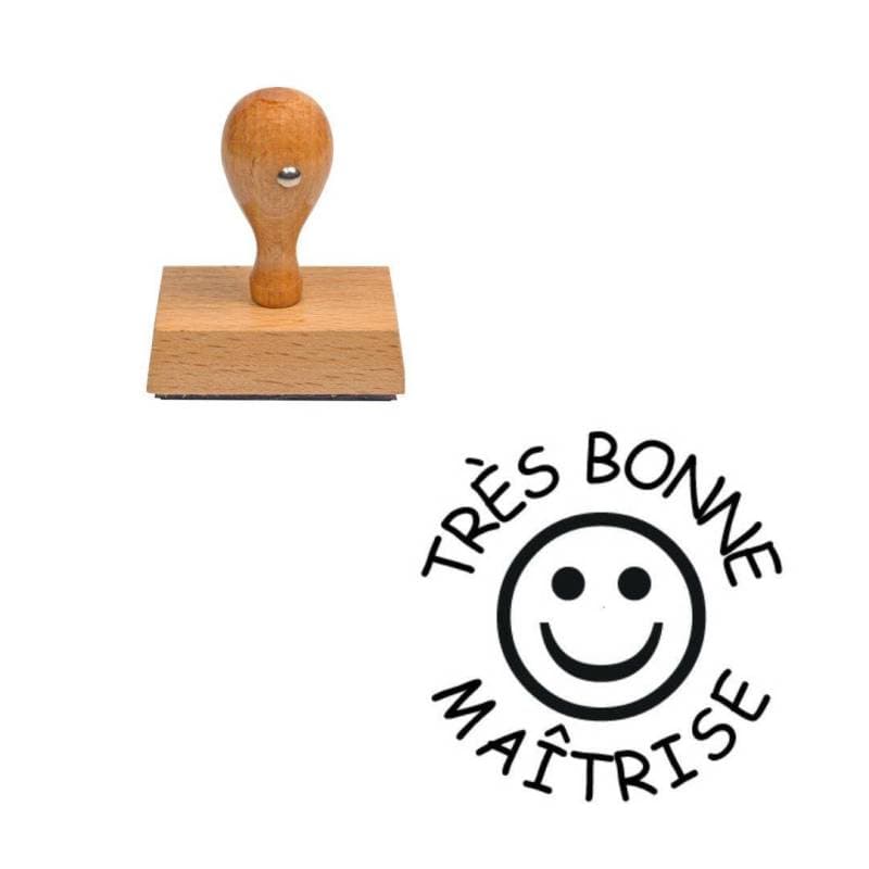 Tampon smiley très bonne maîtrise n°237 — vue 1