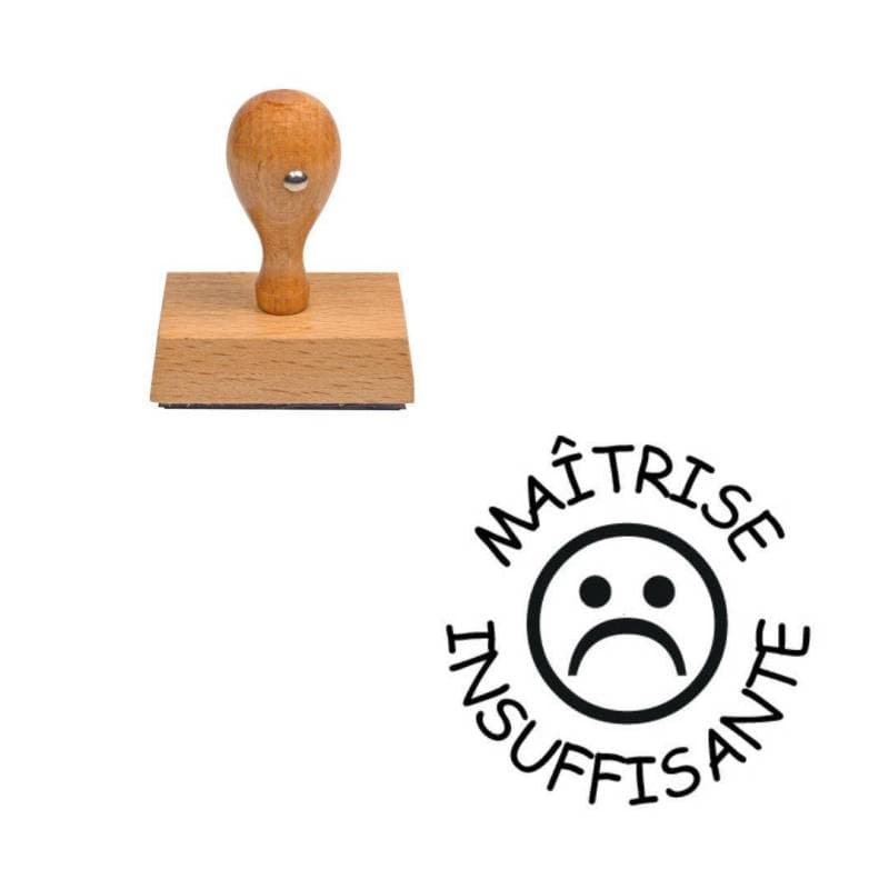 Tampon smiley maîtrise insuffisante n°238 — vue 1