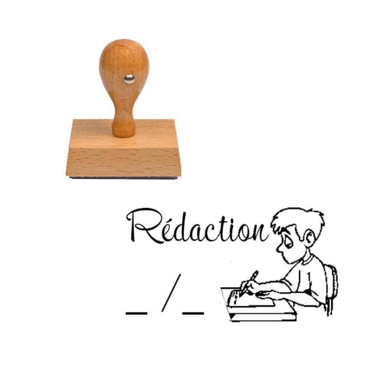 Tampon enseignant rédaction n°254 — vue 1