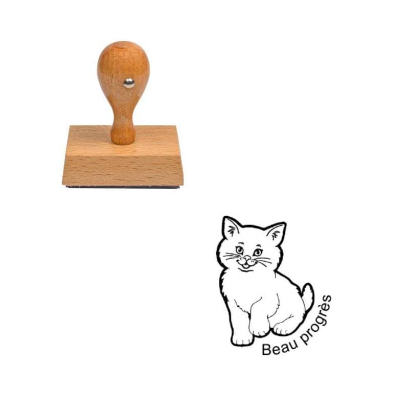 Tampon enseignant Beau progrès n°387 — vue 1