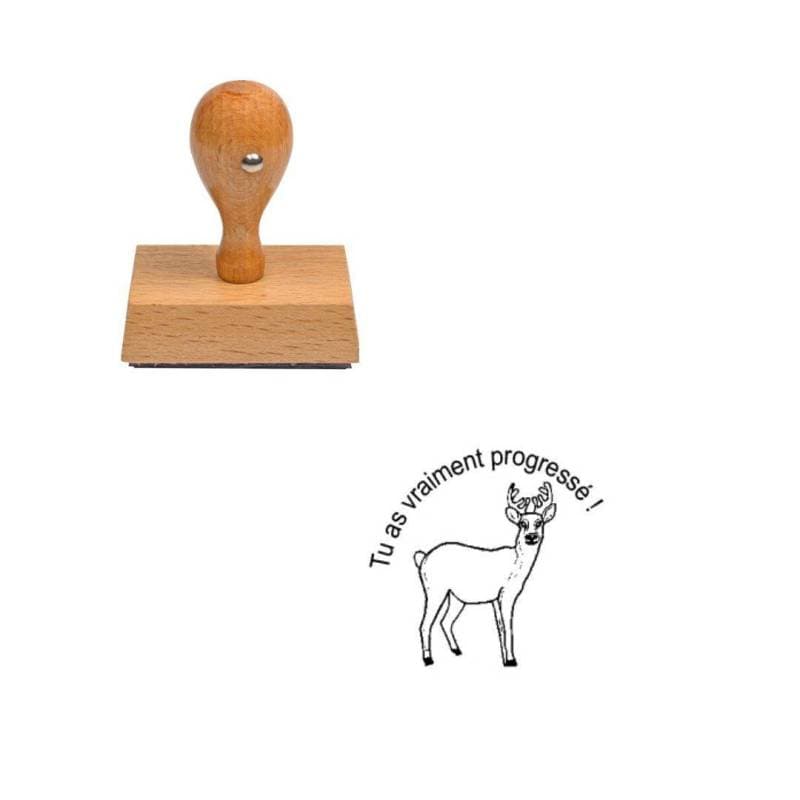 Tampon enseignant Tu as vraiment progressé n°394 — vue 1