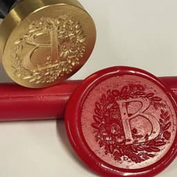 Cachet de cire personnalisé Lettre 3D — vue 2