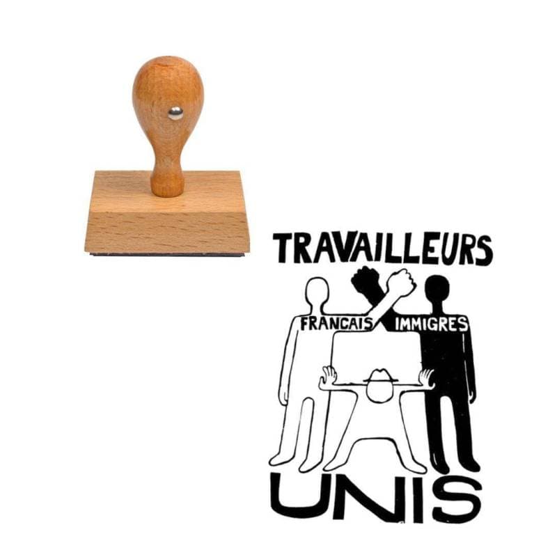 Tampon Mai 68 Travailleurs Unis — vue 1
