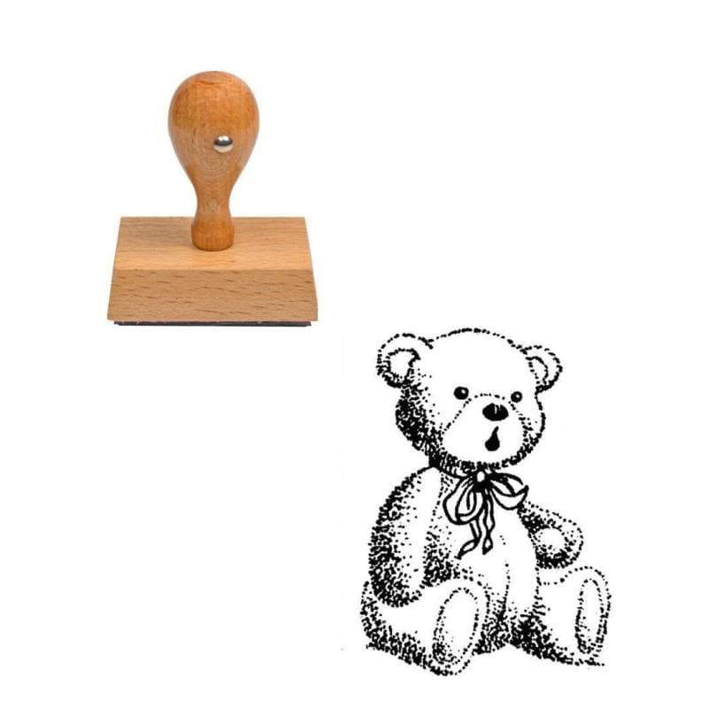 Tampon Naissance ours en peluche — vue 1