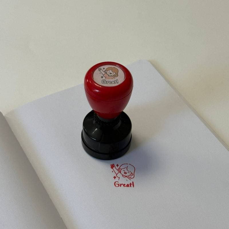 Tampon encreur enseignant Great content — vue 1