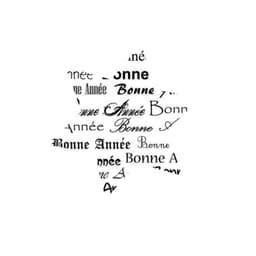 Tampon Bonne année étoile en bois — vue 2
