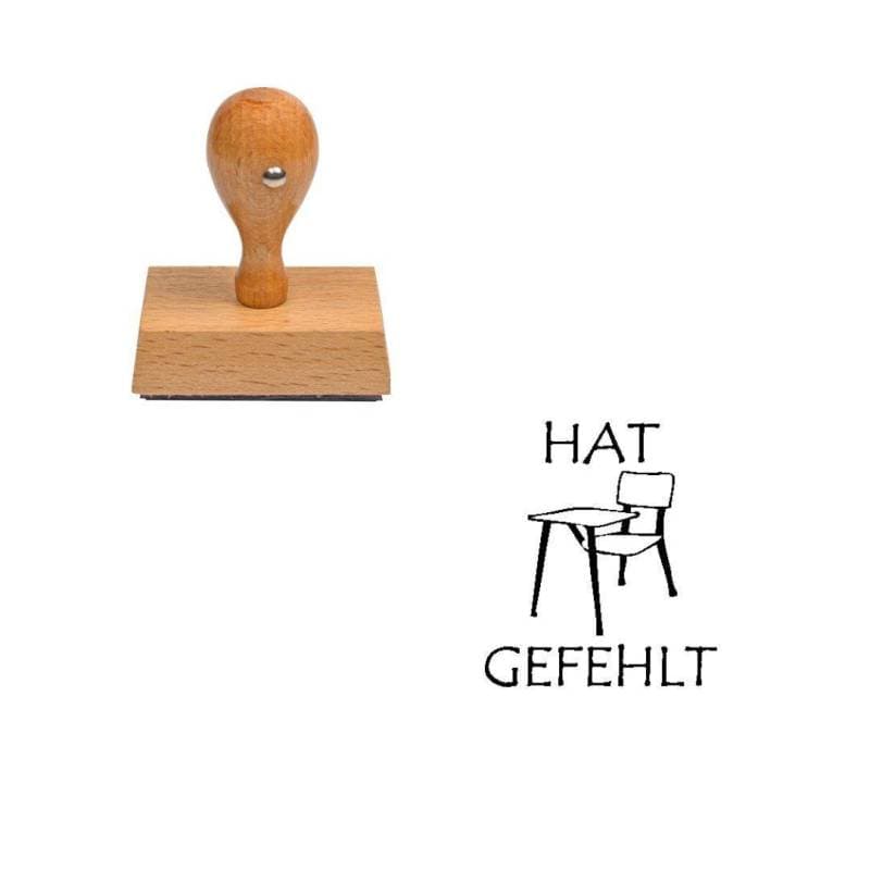 Tampon allemand Hat gefehlt — vue 1