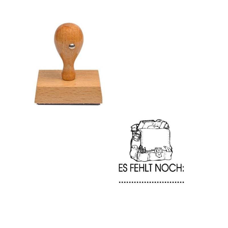 Tampon allemand Es fehlt noch — vue 1