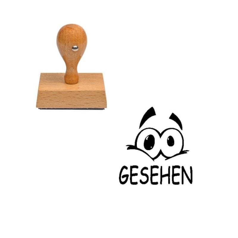 Tampon allemand Gesehen — vue 1